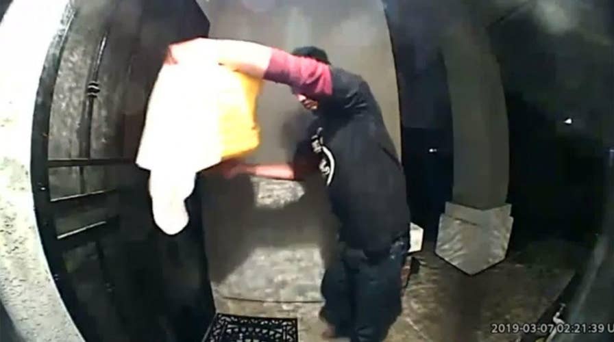 California man arrested after dousing neighbor’s door in diesel