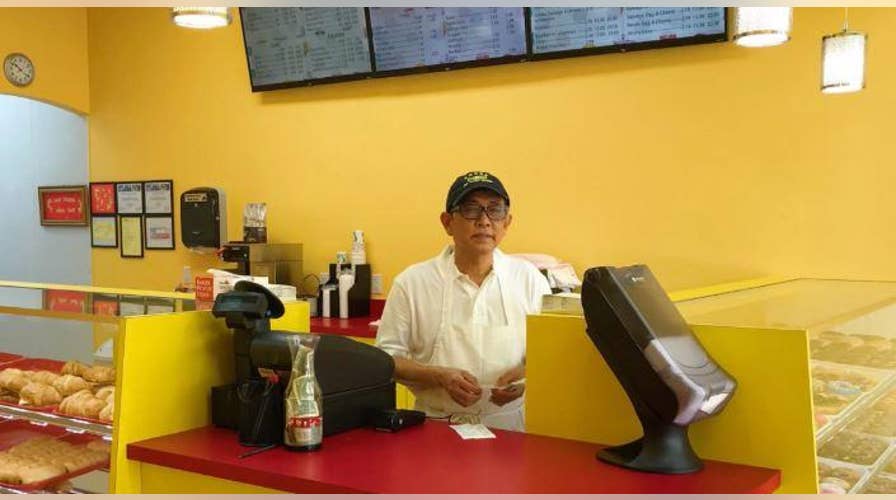 Tweet by the son of the owner of a newly opened mom-and-pop doughnut store in Texas goes viral