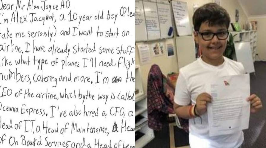 Australian boy, 10, pens letter to Qantas CEO asking for advice, gets epic response: report