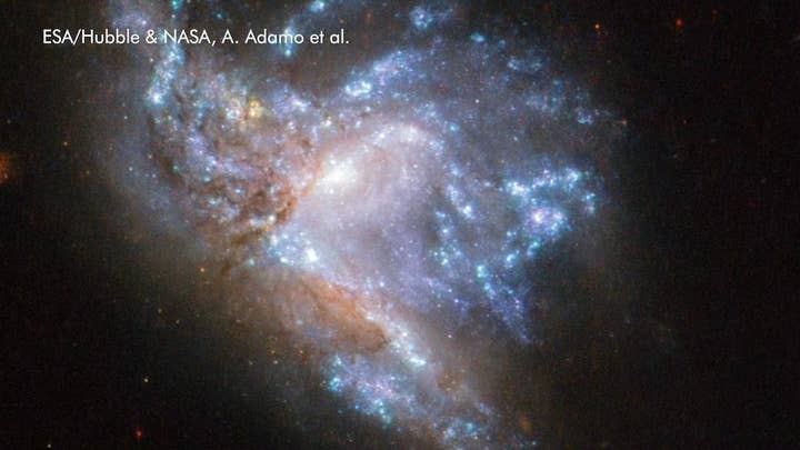 NASA’s Hubble space telescope captures two colliding galaxies