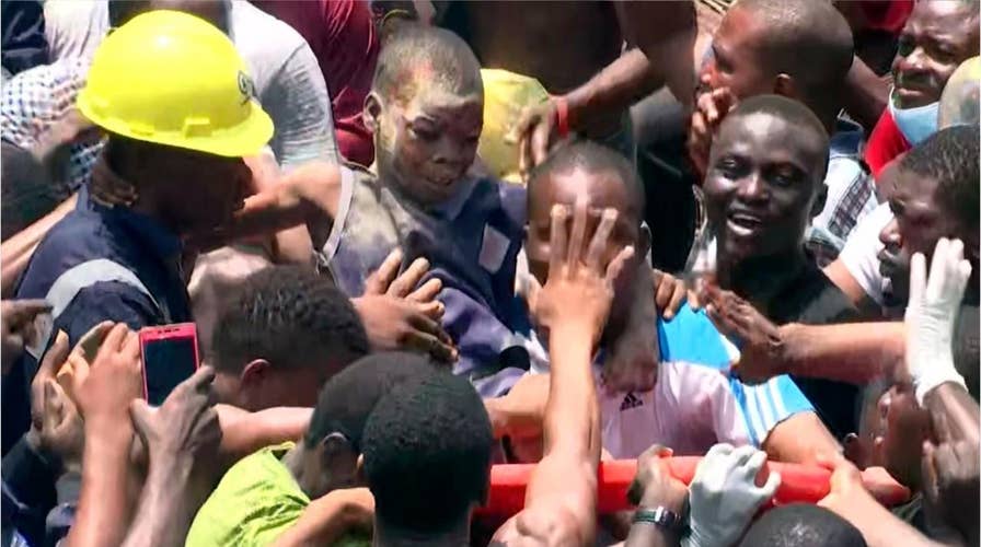 Dozens of schoolchildren feared dead after school collapse in Nigeria