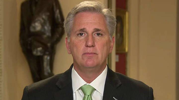 Rep. McCarthy 'very disappointed' in GOP senators voting with Democrats against Trump's emergency declaration