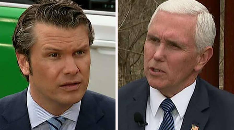 Pence to senators: Set politics aside and stand with the president on border security