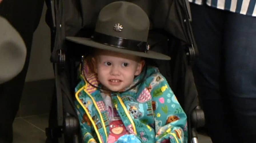 4-year-old girl battling cancer becomes honorary Pennsylvania State Trooper