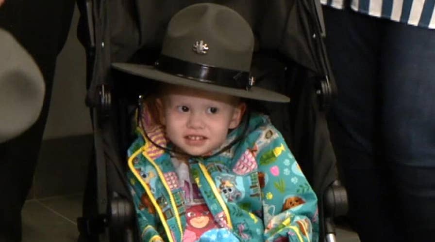 4-year-old girl battling cancer becomes honorary Pennsylvania State Trooper