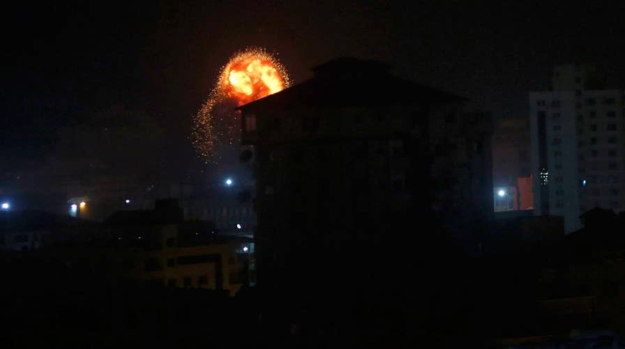 Israel launches airstrikes on Gaza Strip after rockets target Tel Aviv, Hamas responds