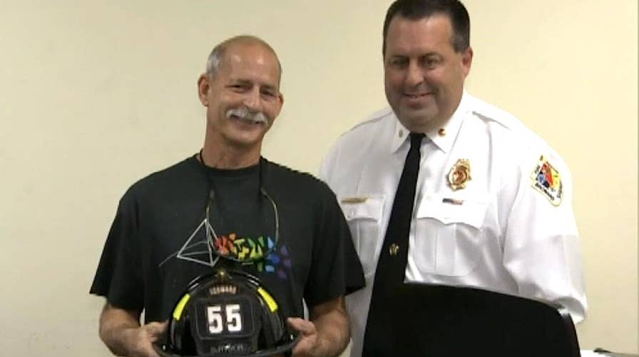 Florida man celebrates his 're-birthday' with first responders who saved his life