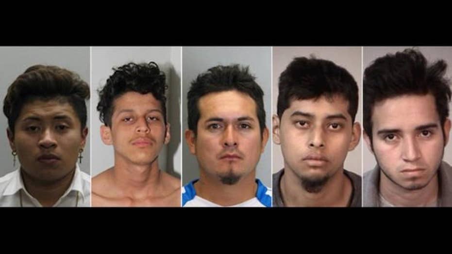 Image result for MS-13 members stabbed teen 100 times, set body on fire: police
