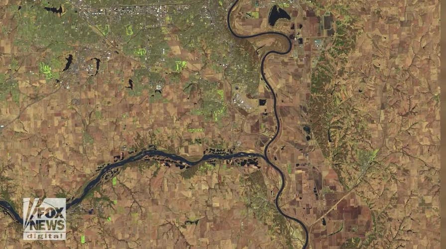 Stunning NASA images show historic Nebraska flooding