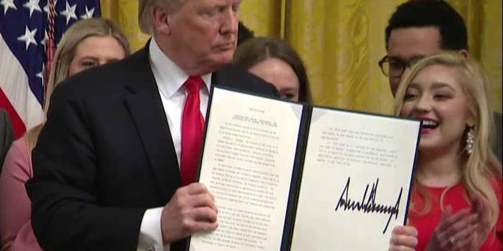 President Trump Signs An Executive Order To Protect Free Speech On