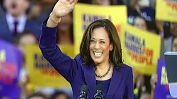 2020 Democratic presidential candidate Kamala Harris campaigns in Texas