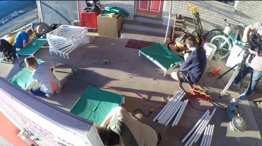 Utah boy builds 150 dog beds for animal shelter