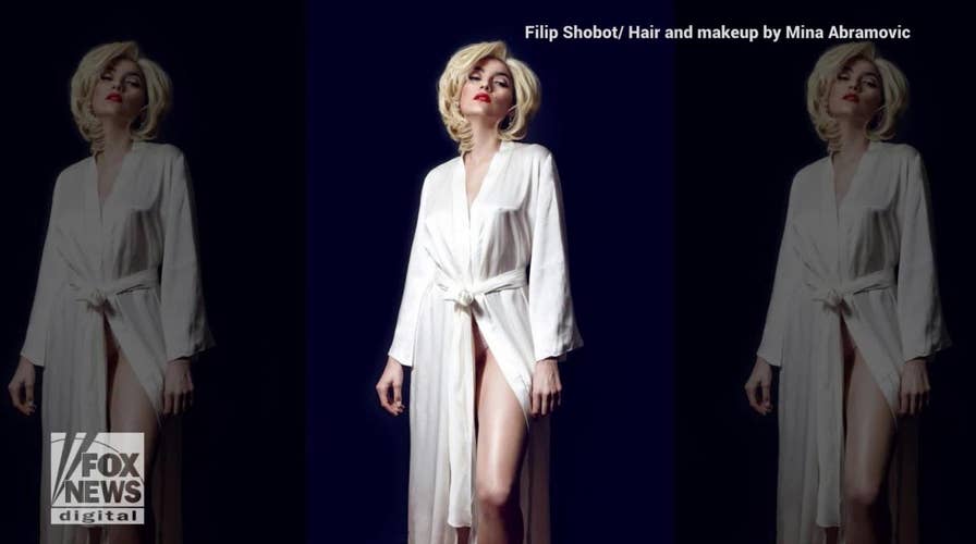 Actress Blanca Blanco pays tribute to Marilyn Monroe