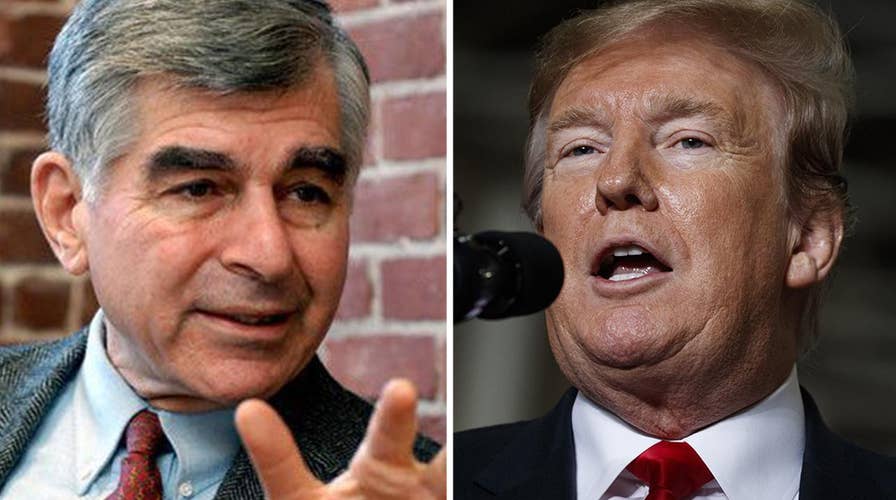 Michael Dukakis fires back at President Trump after tank jab