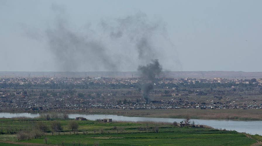 Syrian local media reports the ISIS caliphate has been defeated, Pentagon says the fight continues