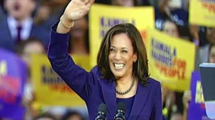 2020 Democratic presidential candidate Kamala Harris campaigns in Texas