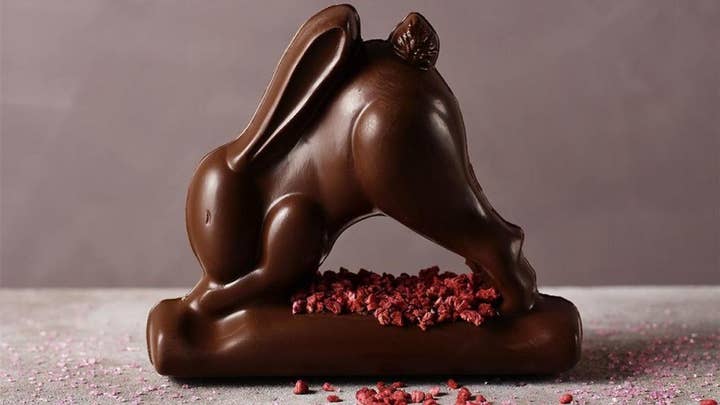 Chocolate Easter bunny mocked on Twitter