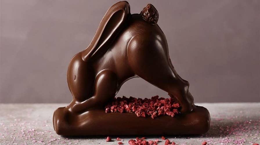Chocolate Easter bunny mocked on Twitter