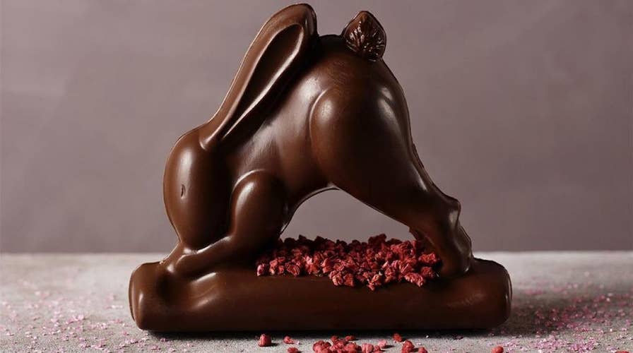 Chocolate Easter bunny mocked on Twitter