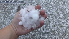Hail pelts northern Texas ‘like a snowstorm,' damaging homes and vehicles