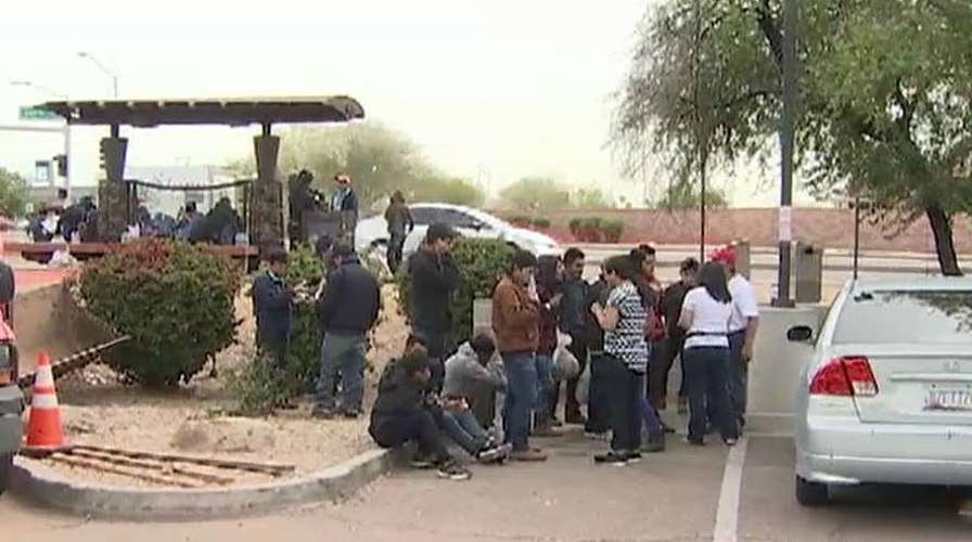 Border Patrol on track to apprehend 100,000 migrants in March