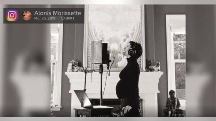 Grammy-winning singer Alanis Morissette posts to Instagram that she’s pregnant
