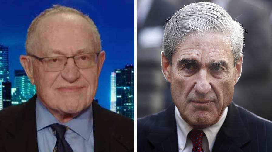 Dershowitz: Mueller was supposed to make the decision on obstruction