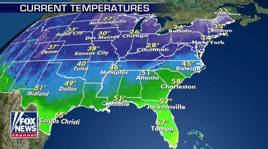 National forecast for Tuesday, March 26