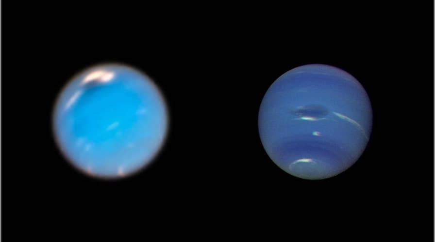 The Hubble Space Telescope captures the birth of one of Neptune's ‘Great Dark Spot’ storms