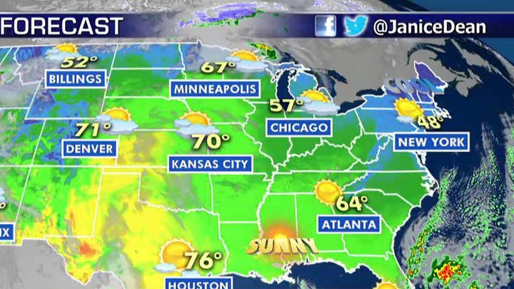 National forecast for Wednesday, March 27