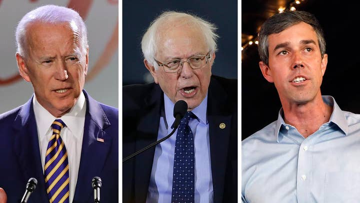 Joe Biden, Bernie Sanders and Beto O'Rourke top new poll of Democratic 2020 candidates