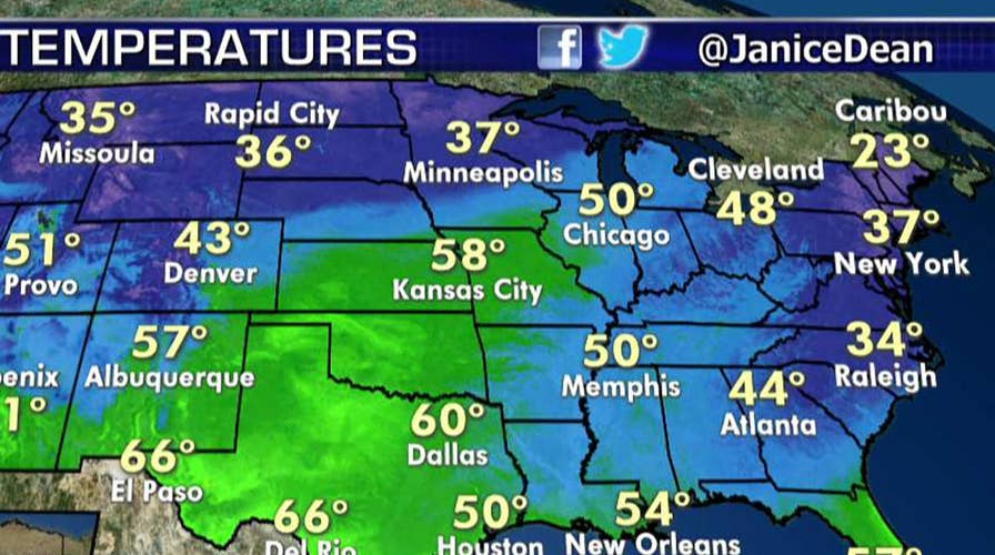 National forecast for Thursday, March 28
