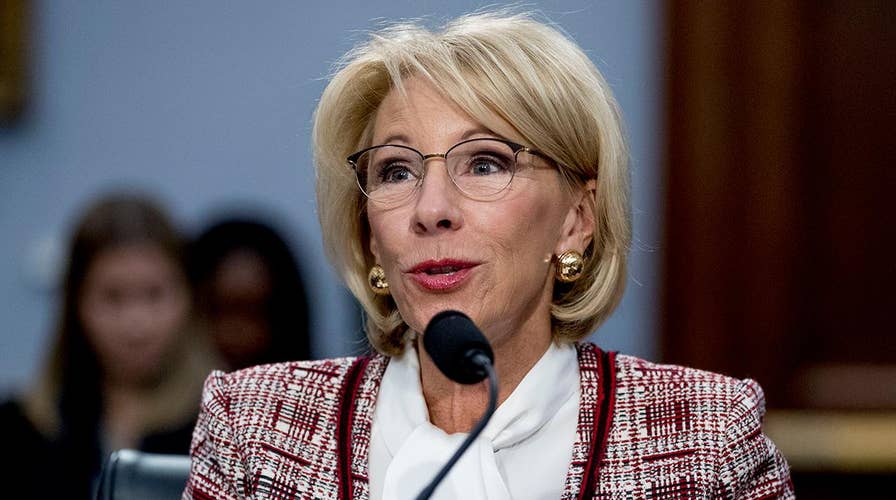 DeVos on defense for cutting Special Olympics funding