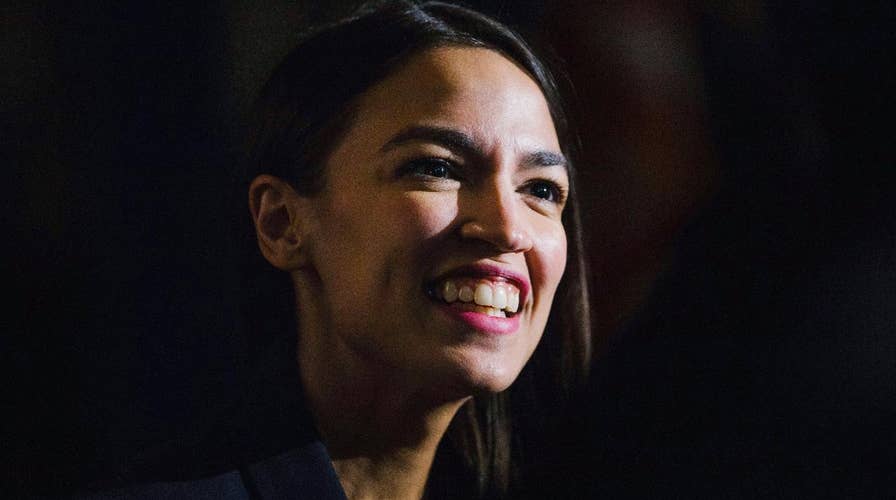 Green New Deal champion Rep. Alexandria Ocasio-Cortez compares the impact of climate change to 9/11