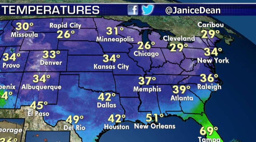 National forecast for Monday, April 1