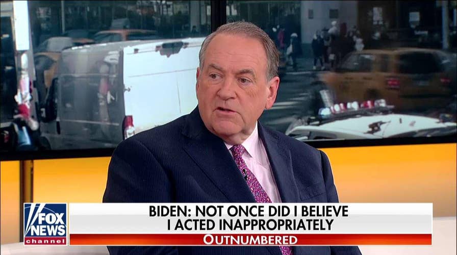 Huckabee on Biden: Dems 'Put Themselves in a Box' Regarding Allegations of Inappropriate Behavior