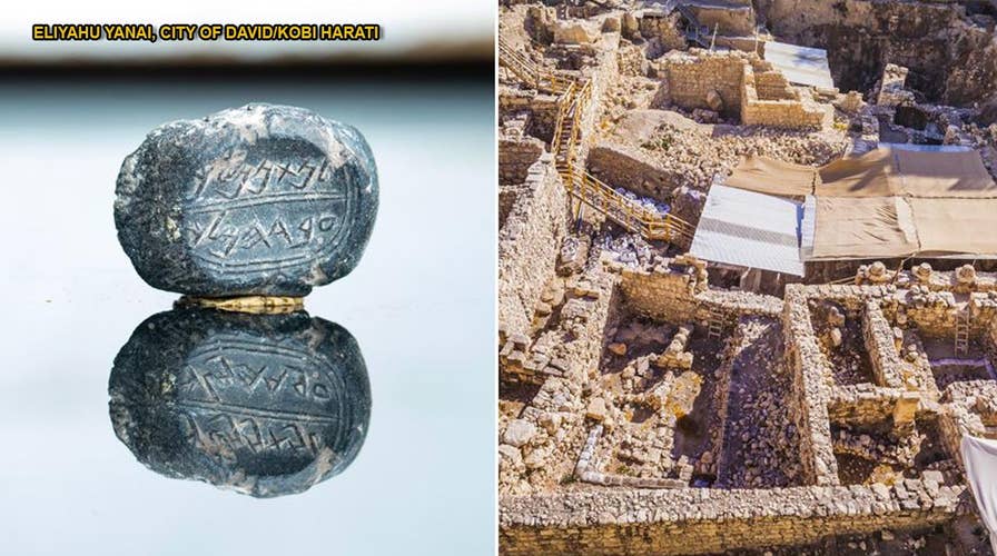 Rare ancient treasures bearing Biblical names discovered in Jerusalem's City of David