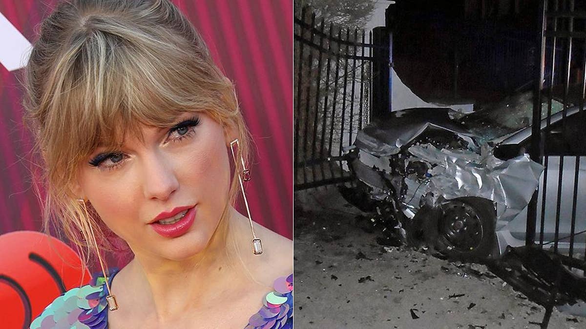 1200px x 675px - Taylor Swift's Rhode Island home damaged after car being chased by police  crashes into gate | Fox News