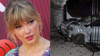 Taylor Swift has cheeky response after car crashes into gate of her Rhode Island home