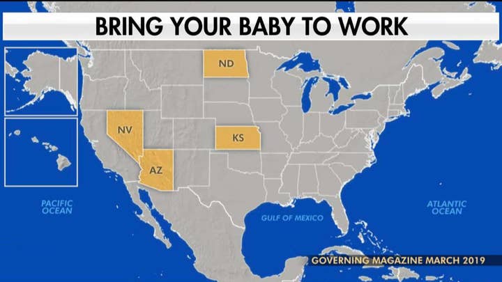 Baby on board: California bill would let some state employees bring infants to office
