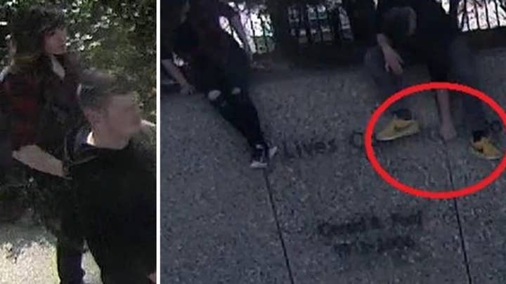 Manhunt for skateboarders seen vandalizing gravesite of President Ford and Betty Ford