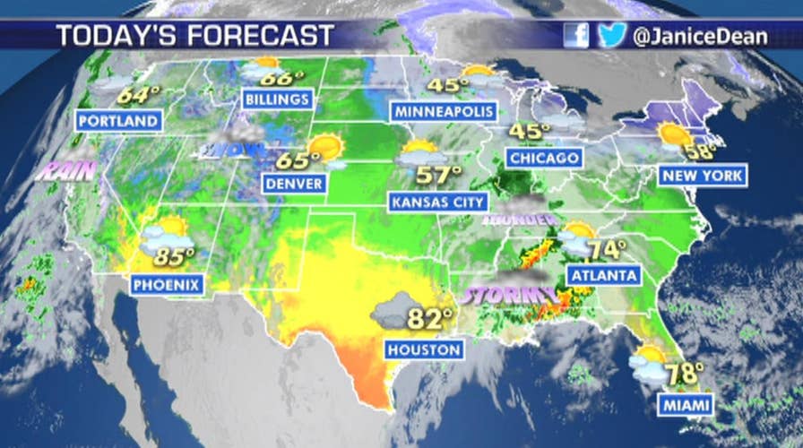National forecast for Thursday, April 4