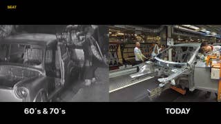 Then and now: Split-screen video shows how car production has changed in 50 years - Fox News