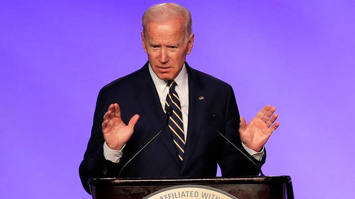 Biden jokes about hugging during first public appearance since allegations surfaced