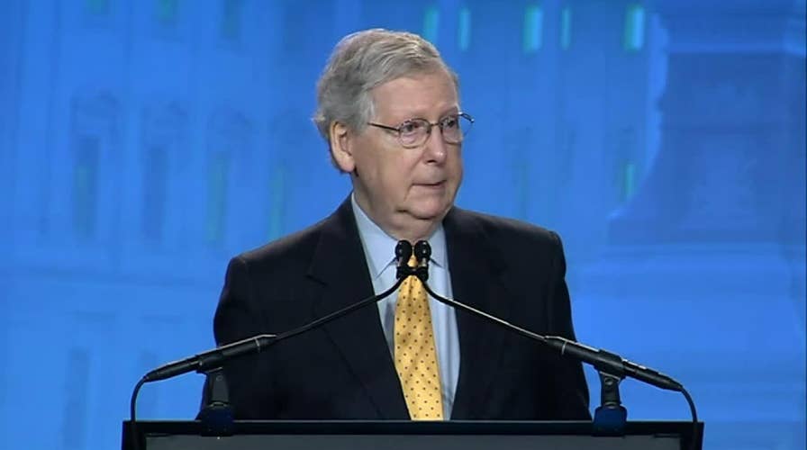 Senate Majority Leader Mitch McConnell has harsh words for 'Medicare for All'