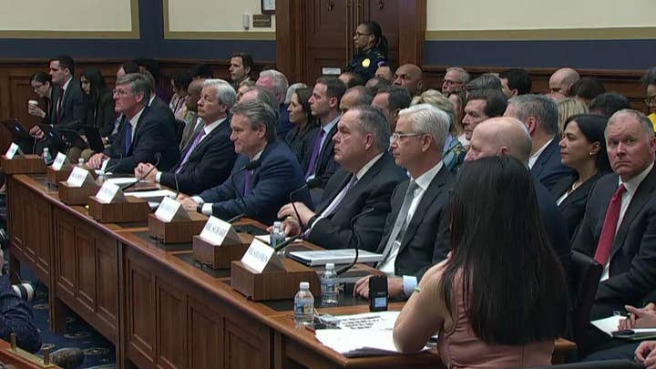 Major bank CEOs testify at a House Financial Services Committee hearing