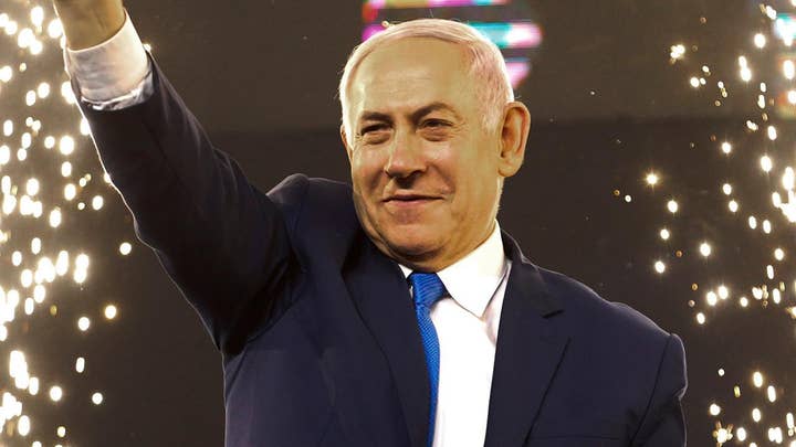 Israeli Prime Minister Benjamin Netanyahu declares re-election victory.