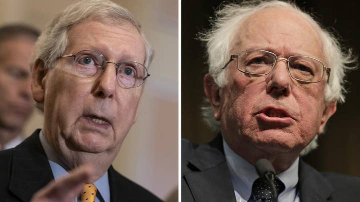 Senate Majority Leader Mitch McConnell slams Bernie Sanders 'Medicare-for-all' plan as a far-left social experiment