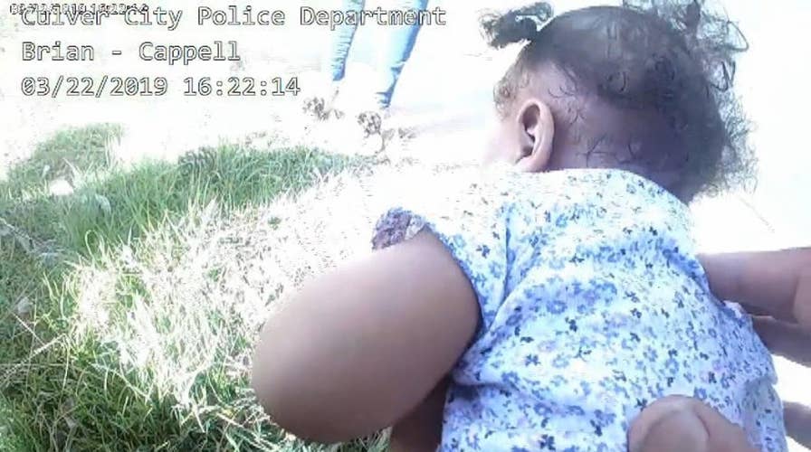 Officer saves choking baby in dramatic rescue caught on body cam