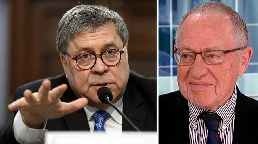 Alan Dershowitz: Bill Barr wants to depoliticize the Department of Justice